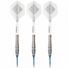 Unicorn Swytch Steel- oder Softdart, 80 % Tungsten, blau, 24 Gramm