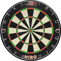 P9 Steeldartboard "Hiro" Bristle Board inkl. Wandhalterung