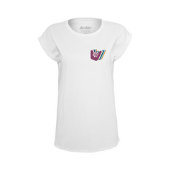 Dart Vibes Icon Ladies Tee (White), Farbe: Weiß, Größe: S