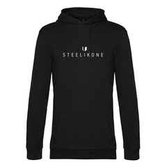HOODIE - STEELIKONE, Farbe: Schwarz, Größe: S