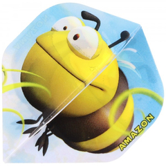 Motiv Hummel 3D Life, Dart Flight farbig mit Motiv, 3 Stück