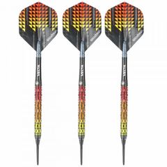 Winmau Firestorm FLAME Softdart, 90% Tungsten Schwarz, 20 Gramm