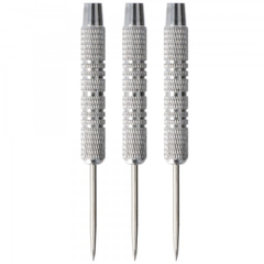 Barrel Steeldart, nickel/silber, 18g, 3 Stück