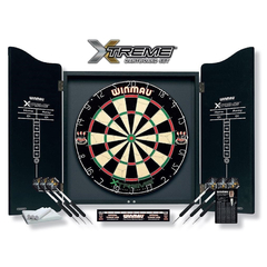 Winmau BUNDLE „XTREME“ Dartboard Set inkl. Cabinet