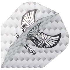 Harrows Graflite, weiß, 3 Flights