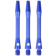 Aluminium Dart Shaft Blau, Medium, 3 Stück