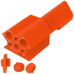 Dartcase, Darttasche neonorange für 3 Darts und Zubehör