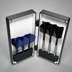 Dart-Case für Flight-Shaft Systeme in Dartboard-Design - nachhaltig hergestellt als praktisches Zubehör und Geschenk