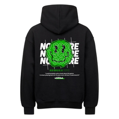 ocherebel - NO SCORE GREEN | Oversized Hoodie, Farbe: Schwarz, Größe: XS