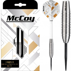 MCCOY  Sniper Darts - 90% Steel Tip Tungsten - Silver, Gewicht: 22g