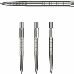 Caliburn Evo Dart Points - Micro Grip - Silver, Länge: 28mm