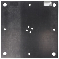 Gummimatte für Dartautomat, schwarz, ca. 419,5x419,5x2,4mm