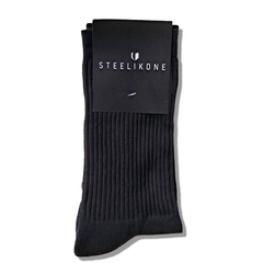 Socken - STEELIKONE, Größe: 43-46, Farbe: Schwarz