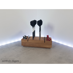 5er DartDock gestockte Buche – Dein stylischer Dartständer – Darthalter
