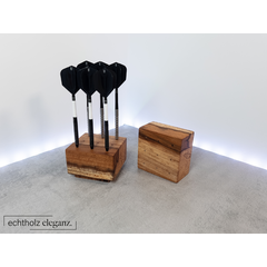 3er DartDock gestockte Buche – Dein stylischer Dartständer – Darthalter