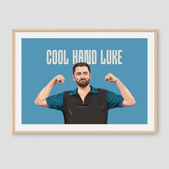 Darts Art Cool Hand Luke - Print, Design: Luke Humphries, Format: A3