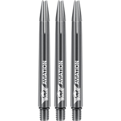 Bull's Aviation Aluminium Shafts Grey Aluminium, Shaft Länge: Intermediate, Farbe: Grau