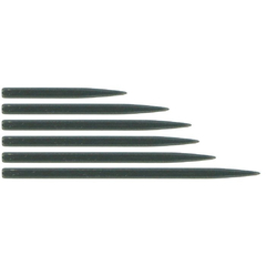 Bull's Steeldartspitzen Black 25mm - 45mm, Länge Spitzen: 25, Farbe: Schwarz