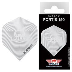 ​Bull's Fortis 150 Micron No.2 Flights | 5 Sets weiß