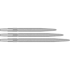 Target Swiss Point Spitzen "Luke Littler" SLK gold silber, Länge Spitzen: 35, Farbe: Silber