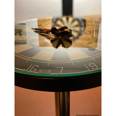 Stehtisch mit Dartscheibe "Caller" neutral