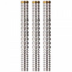 16 Gramm Softdart Barrel silber goldfarben, extra Grip, mit PVD Gold Beschichtung