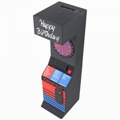 Mini Dartautomat, die Dartautomat Spardose, Happy Birtday