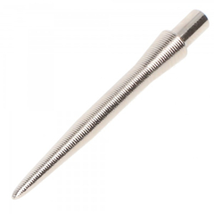 Steeldart Spitzen mit Nano Grip Rillen, silber, 26mm