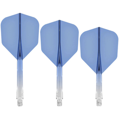Mission Force 90 Flight & Shaft System NO6 Transparent Blau, Farbe: Blau, Variante: Kurz