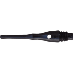 Bull's Mega Point Long Soft Tip (100er Pack), Farbe: Schwarz