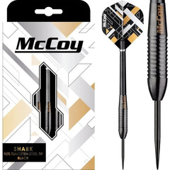 McCoy Shark - 90% Steel Tip - Black, Gewicht: 22g