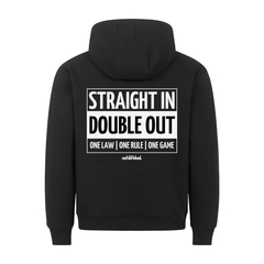 STRAIGHT IN | Unisex Hoodie, Farbe: Schwarz, Variante: S