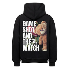 GAME SHOT | Oversized Hoodie, Farbe: Schwarz, Variante: XS