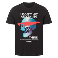 I THINK | Men Shirt - Frontprint, Farbe: Schwarz, Variante: S