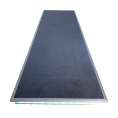 Individuelles Dart Oche, Teppiche: Schwarz, Metallleisten: Bronze, LED-Beleuchtung: Ohne