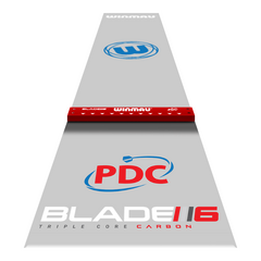 Winmau Clearzone PVC Dartmatte mit Oche