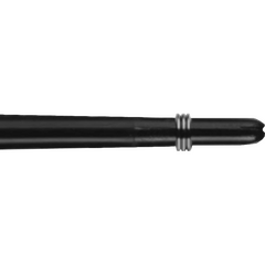 Empire M3 Nylon Shafts, Farbe: Schwarz, Länge: 35mm
