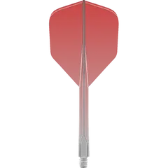 Condor Axe Gradient Small Standard Flight Shaft System - Rot, Long, Farbe: Rot, Länge: Long