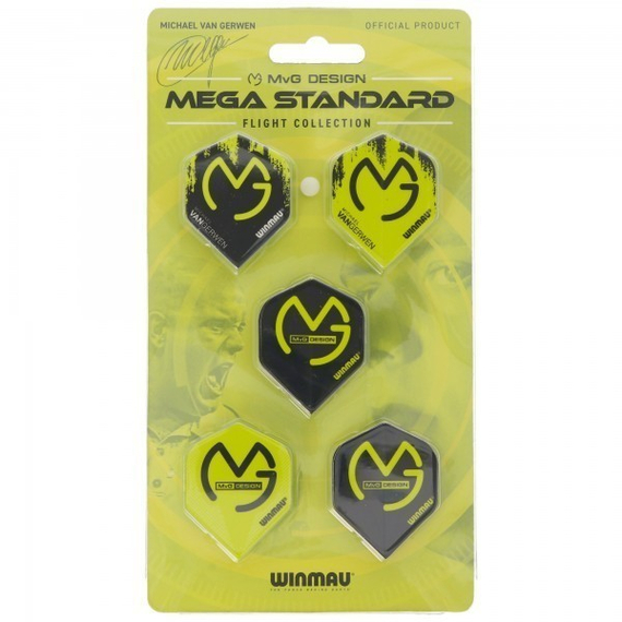 Michael van Gerwen MvG Mega Standard Flight 5-Pack