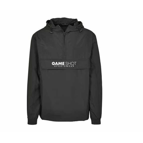 Game Shot GS Sportswear Windbreaker, black 'n' white, Farbe: Schwarz, Größe: S