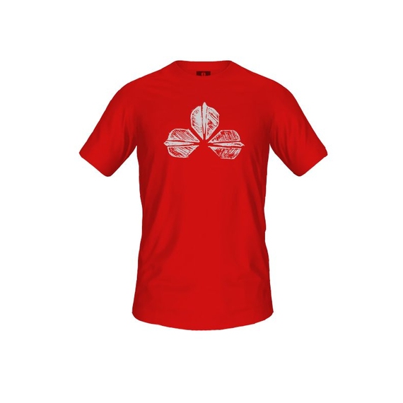 Game Shot, Sketch Line ,T-Shirt, red/white, Farbe: Rot, Größe: S