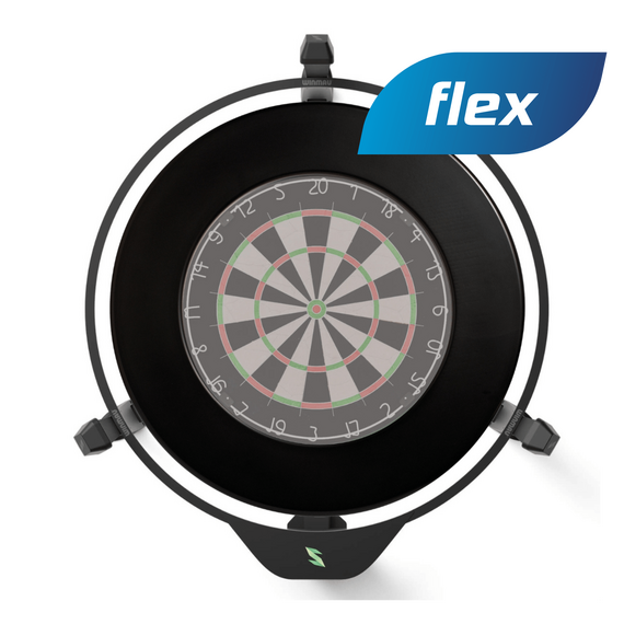 Scolia Home 2 FLEX | Set inkl. LED Beleuchtungsring | Steeldart-Autoscoring-System, Home 2 Variante: mit LED Ring