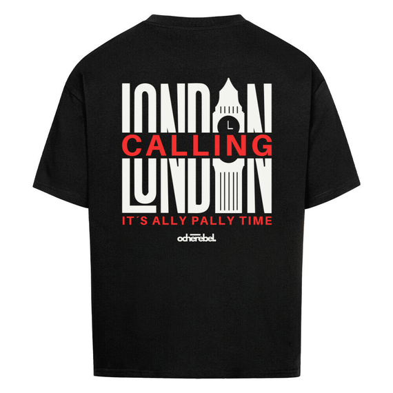 ocherebel - LONDON CALLING | Oversized Shirt, Farbe: Schwarz, Größe: 3XL