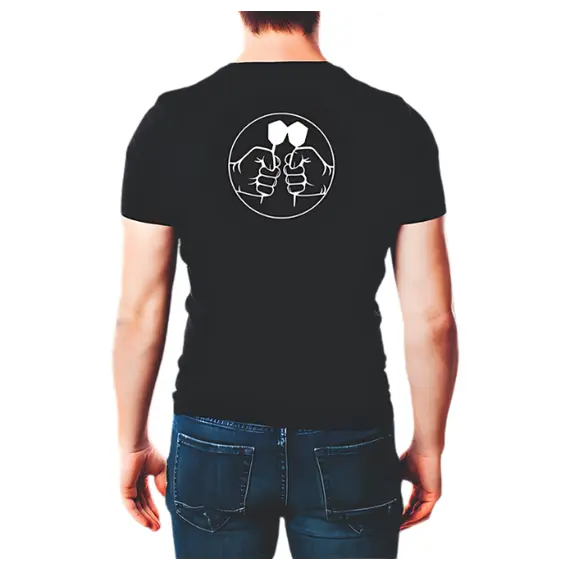 Gut Schmiss Shirt Big Backprint, Farbe: Schwarz, Größe: M