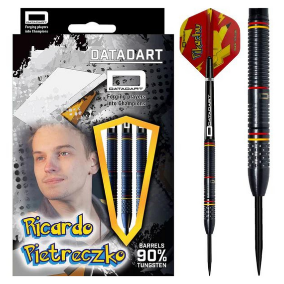 Datadart Ricardo Pietreczko 90% Tungsten Steeldarts, Gewicht: 21 Gramm