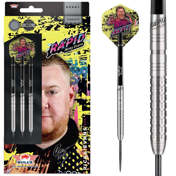 Bull's Ricky Evans 80% Steeldarts, Gewicht: 21g