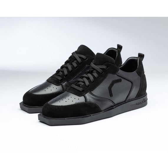 Triple20 Dartschuhe Leder Schwarz Uni, Variante: 38