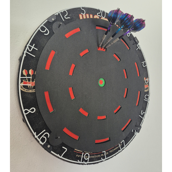 Focus Dartscheiben Abdeckung für Focus Training, Dart Training, Variante: Nr. 1