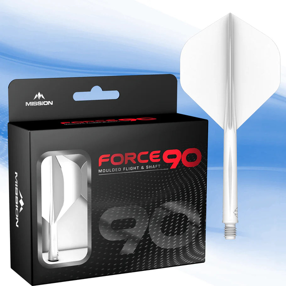Mission Force 90 Flight & Shaft System Weiß Standard No2, Variante: Kurz