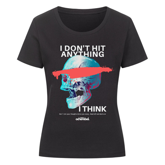 I THINK | Women Shirt, Farbe: Schwarz, Variante: XS